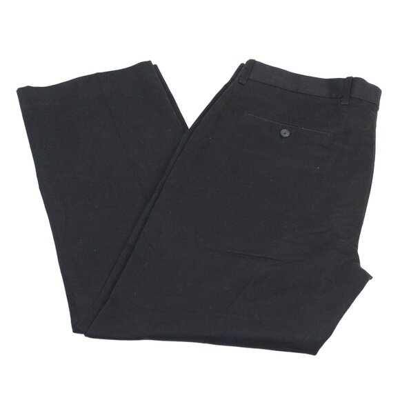 Axist Tech Slim Fit Chino Dress Pants Men's Size 36x29 Black Dry Fit Flat Front - Picture 2 of 14